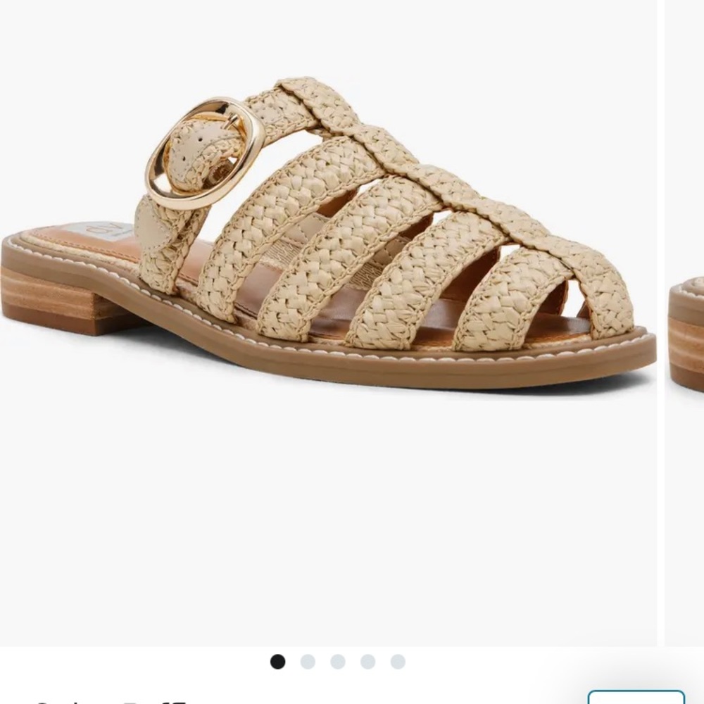 DV by Dolce Vita Tan Woven Sandals- size 7.5